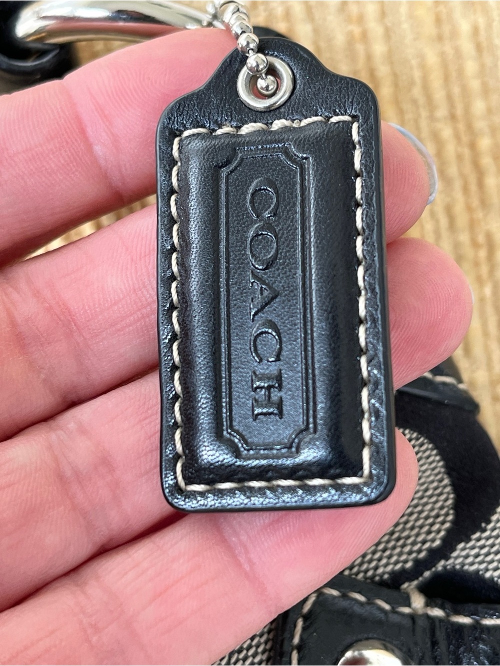 Coach Vintage Y2K Signature Hobo Shoulder Bag, EUC like New 🩶🖤 - Picture 3 of 13
